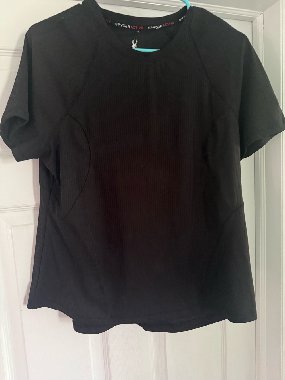 Spyder Black Short Sleeve Performance Tee